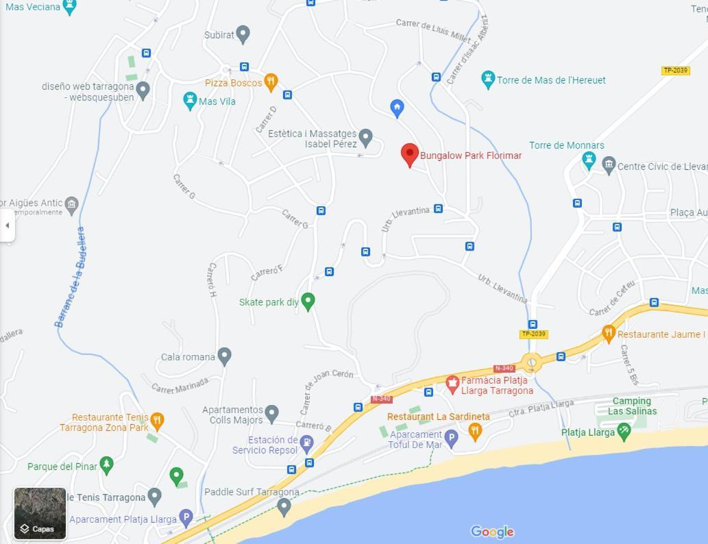 Acogedor Bungalow Park Florimar Tarragona Luaran gambar